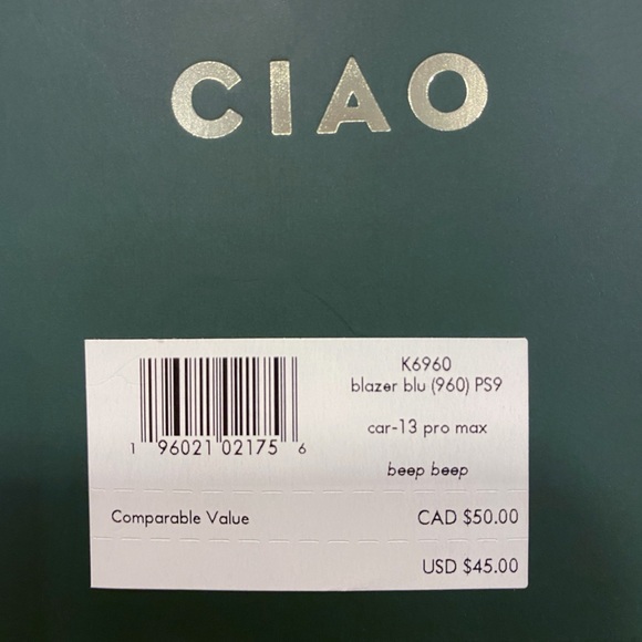 ♠️Kate Spade Daisy Car Beep Beep iPhone 13 Pro Phone Case Blazer Blue NIB - Picture 7 of 8